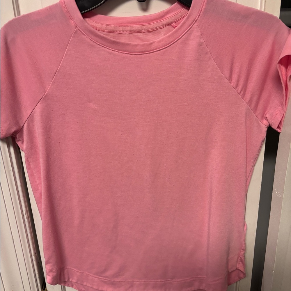 Athleta Pink Short Sleeve Tee